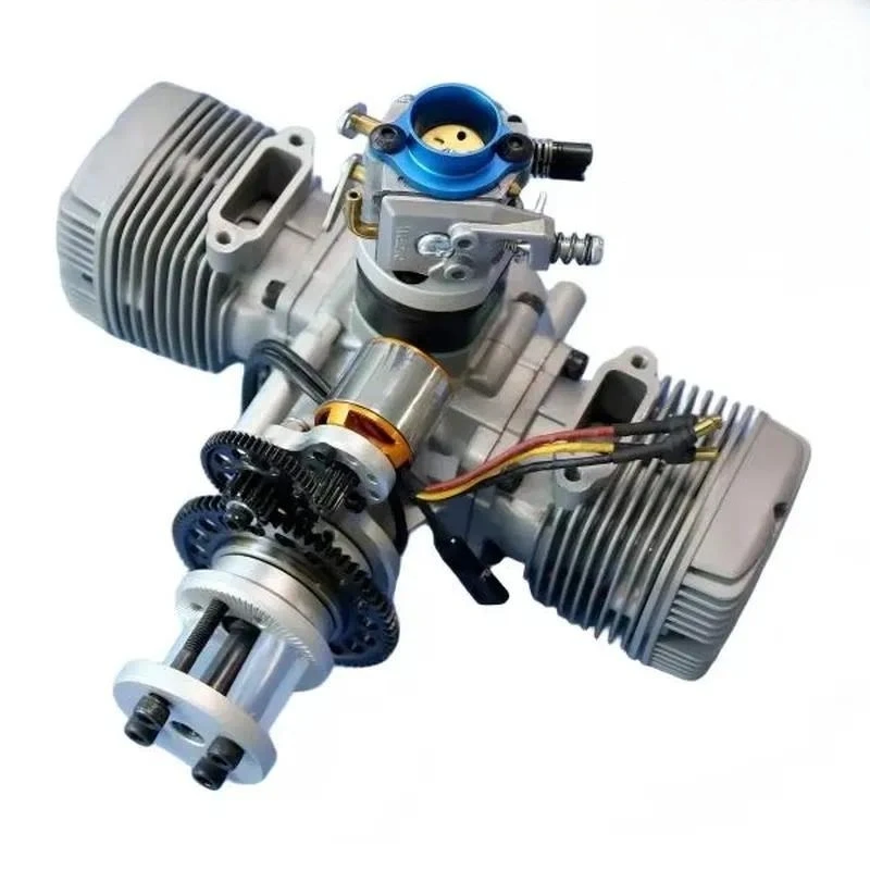 70CC Two-stroke Twin Cylinder Power Engine Water Dust Resistant Easy Installation Outdoor Drive Parts