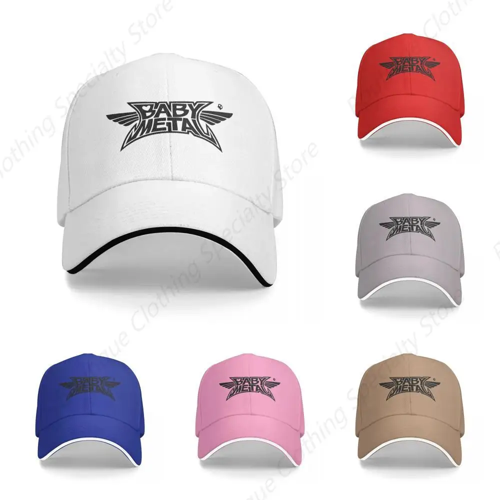 Unisex Babymetal Logo Hat Sport Baseball Cap Snapback Caps Band Hats Trucker Hat Adjustable Sun Hats Summer