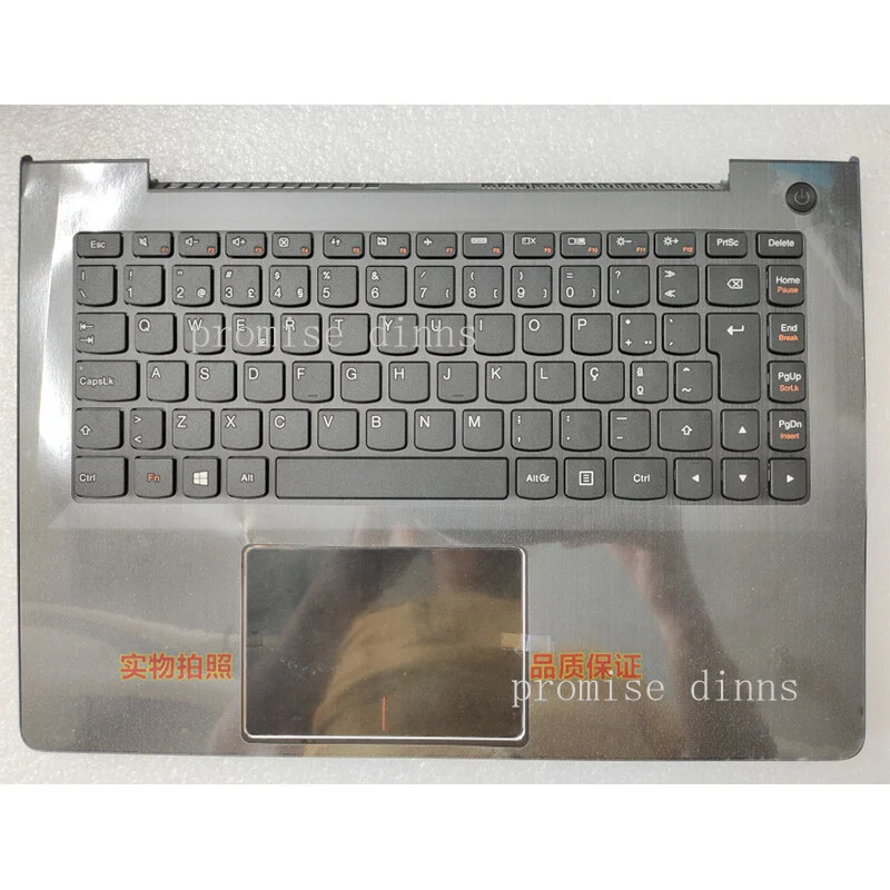 M  For Lenovo U31 U31-70 500S-13 C Shell W/ Keyboard Black Portuguese 5CB0J31007