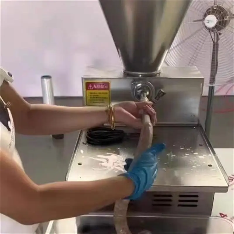 

Коммерческая автоматическая машина для наполнения колбас из нержавеющей стали, мясорубка, машина для набивки колбас