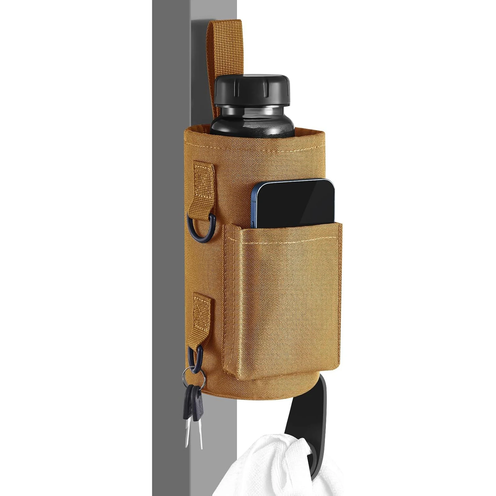 

Easily Access Water Bottle With Anti Slip Magnetic Gym Water Bottle Bag Magnetic Gym Bag Anti Slip Suction pink