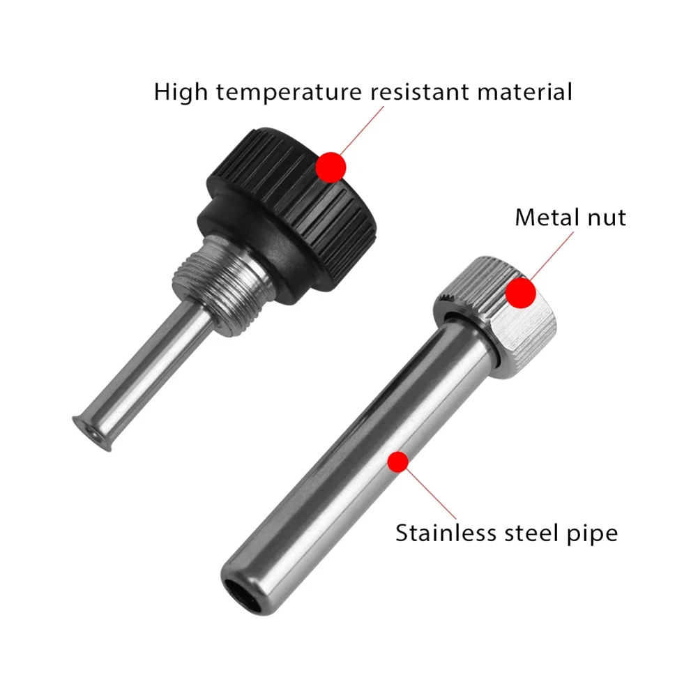 Soldering Station Iron Handle Socket Nut Accessories For 936 Iron Head Cannula Iron Tip For Welding Soldering Tool Parts