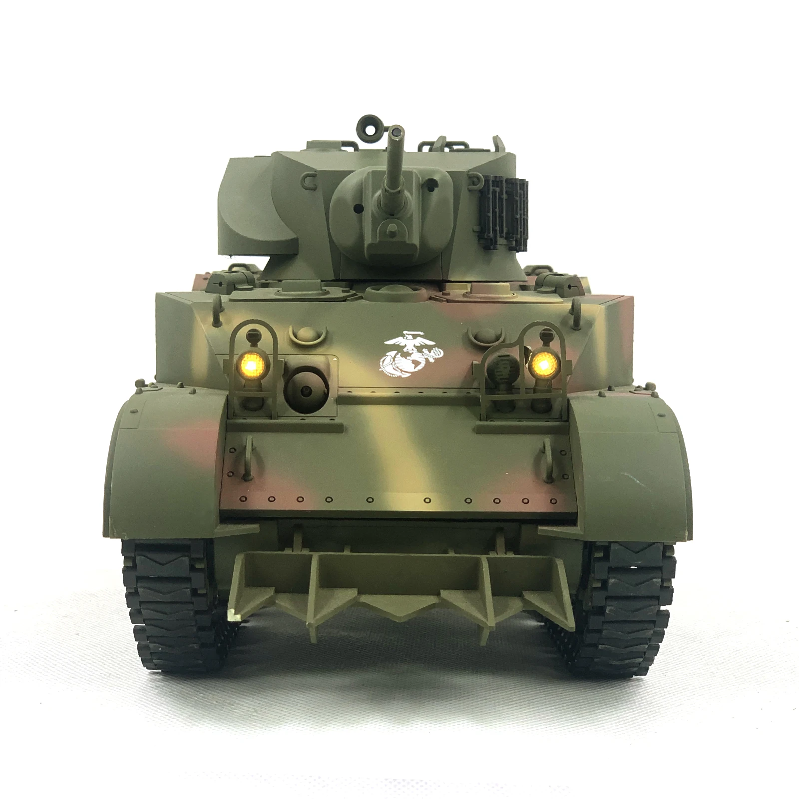 1/16 CoolBank RC tank USA stuart modèle Marine Corps Paint G2080-2 recul de baril Grands cadeaux de loisirs pour les garçons.