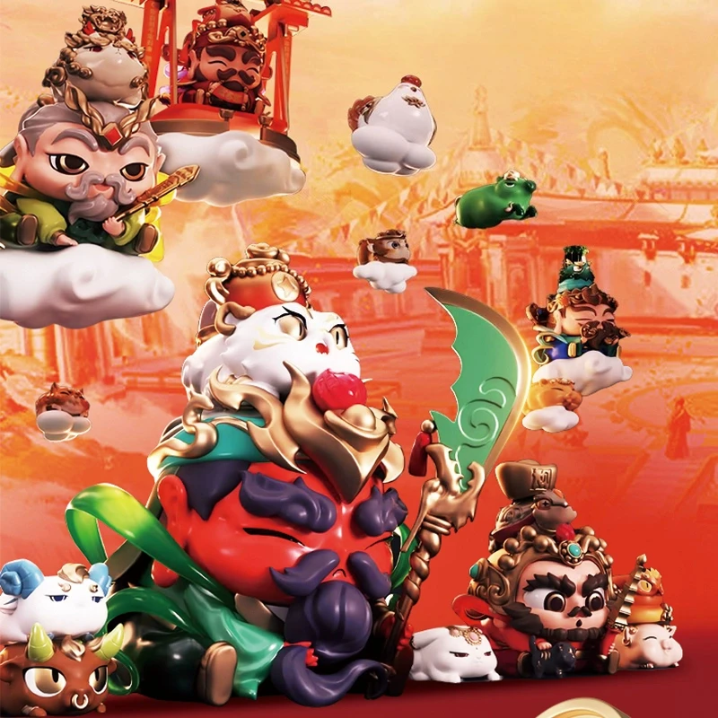 

Наклейка Fufu, пятисторонняя серия «Бог богатства», играющая в слепая коробка, фигурка, новогодний подарок, подарок, кукла на удачу, коробка-сюрприз