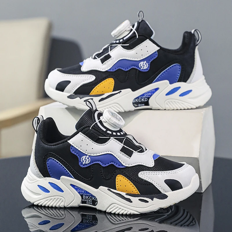 

Kids Running Shoes Lightweight Outdoor Sports Casual Flat Walking Trendy Tennis Shoes 2025 New Summer Childrens Sneakers