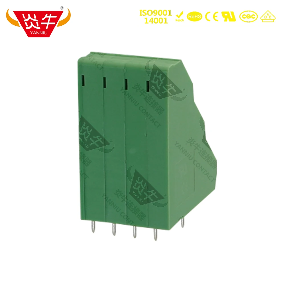 10Pcs  KF736A3 KF736B3  5.0mm  Three Layer Spring Terminal Block  YANNIU YN736A3/DG245H3/ZFK3DS1.5