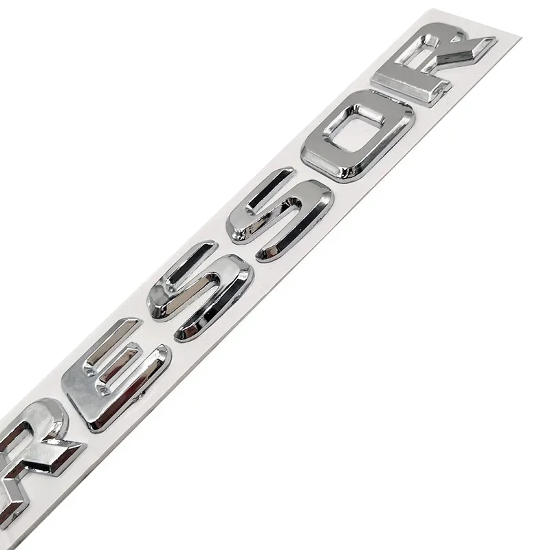 Chrom Kunststoff KOMPRESSOR Logo Abzeichen Emblem 3D Aufkleber für Mercedes Benz SLK CLK ML GL A B C E S Klasse CL55 SLK200 C180 CLC200