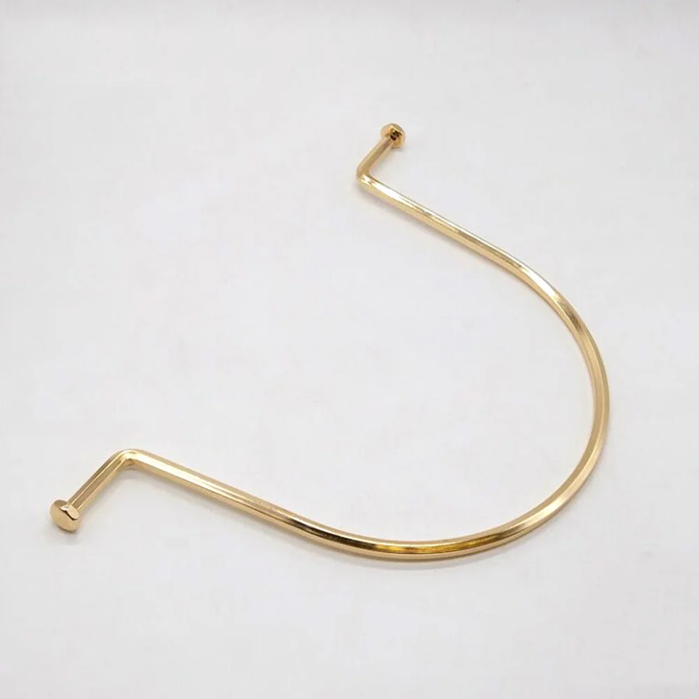 

2Pcs U Shape Handbag Handle Straps Timeless Elegant Design Strong Iron Handles for Bag Repair DIY Craft Projects