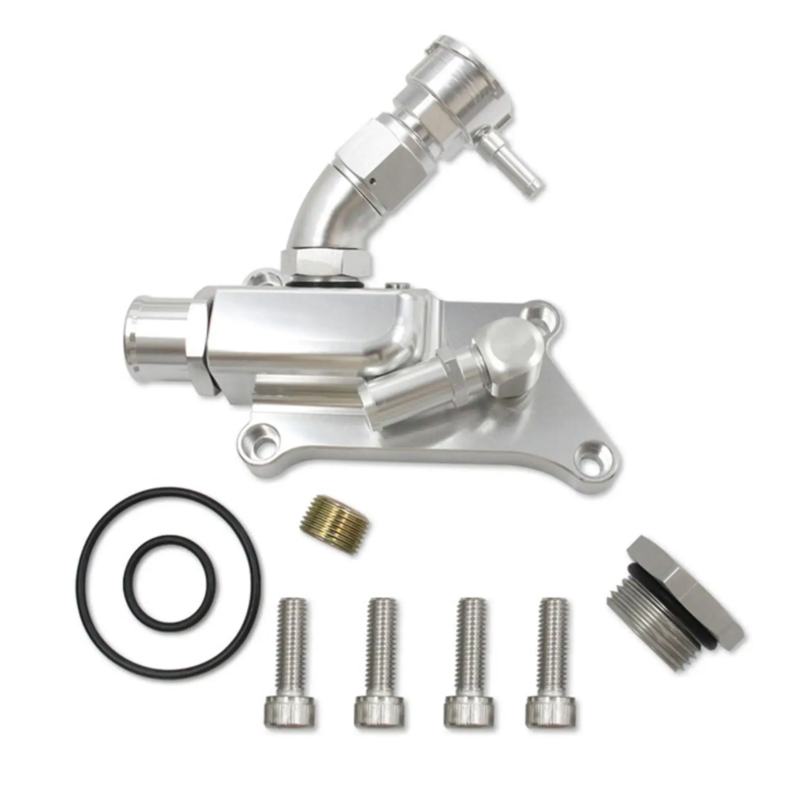 

Stainless Steel Upper Coolant Housing Straight Elbow Filler Neck Hose for Z3 K24 Engine Replacement and Upgrade