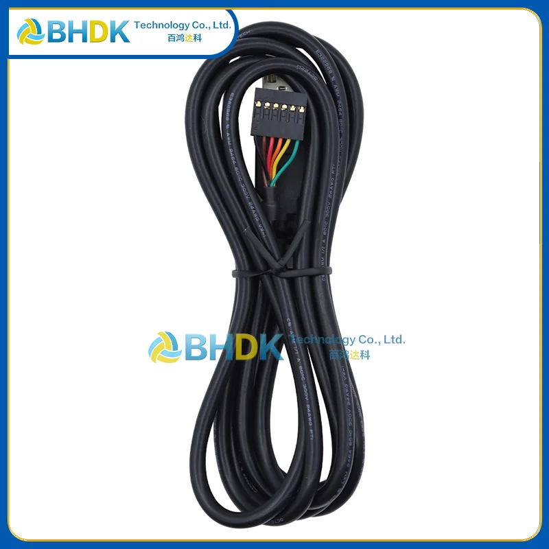 For TTL‑232R‑3V3 USB To 3.3V TTL UART Serial Converter Cable FT232R Chip 1.8M 6Pin 0.1 Inch Header Debug Wire