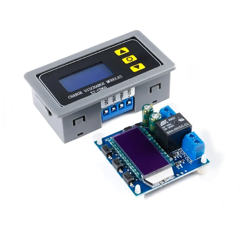 Dispositivo de controle e proteção de carregamento e descarga de bateria de modo duplo XY-CD60, módulo de proteção de subtensão e baixa bateria