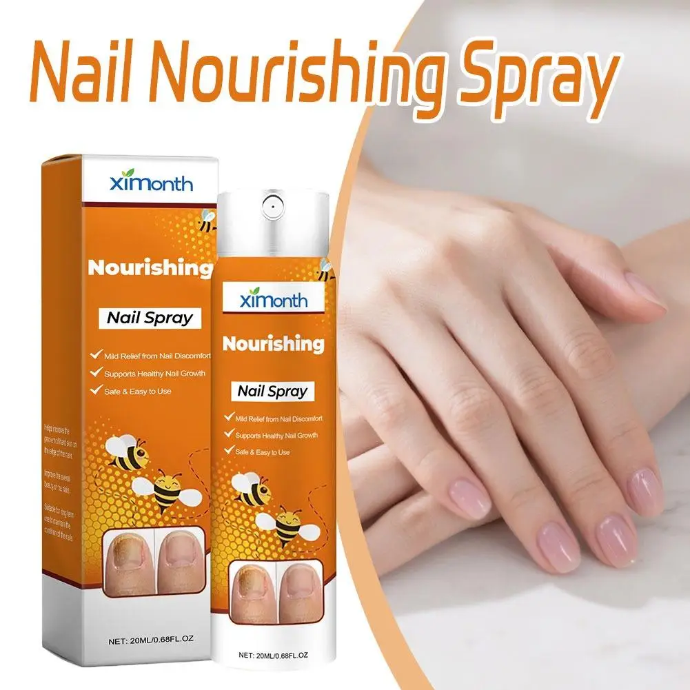 Spray nutritivo para uñas con urea y cloruro de plata - Hidratación profunda, promueve el crecimiento saludable y repara el tejido dañado