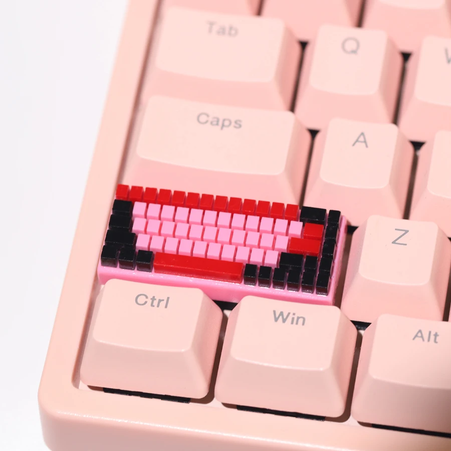 

2.25u shift/enter Artisan Resin Keycaps Personalized Design Cute pink Keycaps for Mechanical Keyboard Supplementary Keys