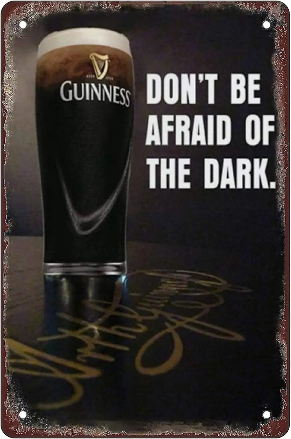 Guinness Retro Funny Bar Wall Decor Home Decor Retro Sign Tin Sign 12 X 8 Inches