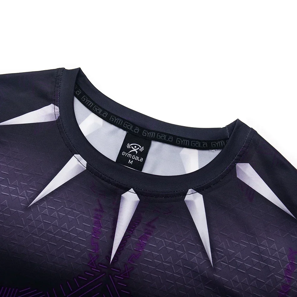 تي شيرت للجري مضغوط للرجال الخارقين، ملابس رياضية بأكمام طويلة، ملابس رياضية للتدريب على اللياقة البدنية، Rashgard