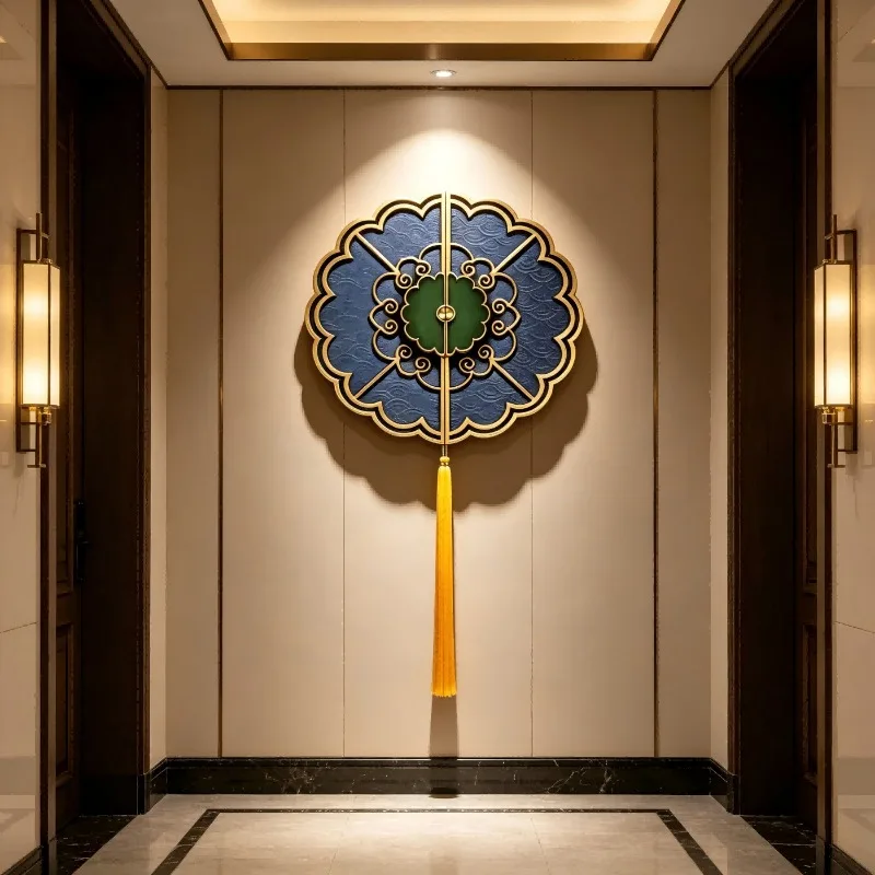 Chinese living room entrance decorative painting creative atmosphere villa bed and breakfast restaurant art background