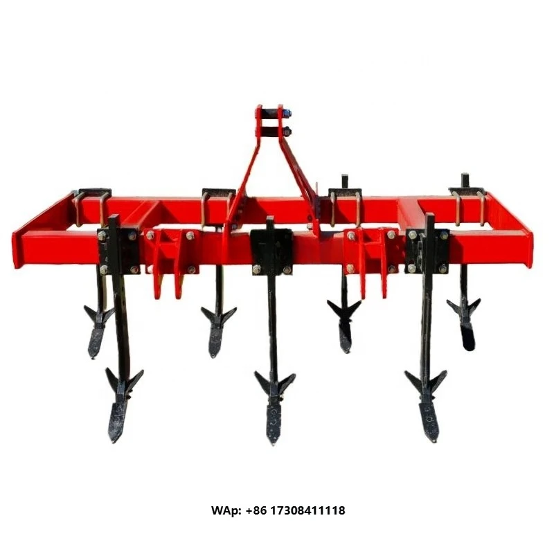 Soil Subsoiler High-strength Alloy Subsoil Hooks Farm Equipment Tractor Implements Deep Ripper Plough Motor 50-120HP