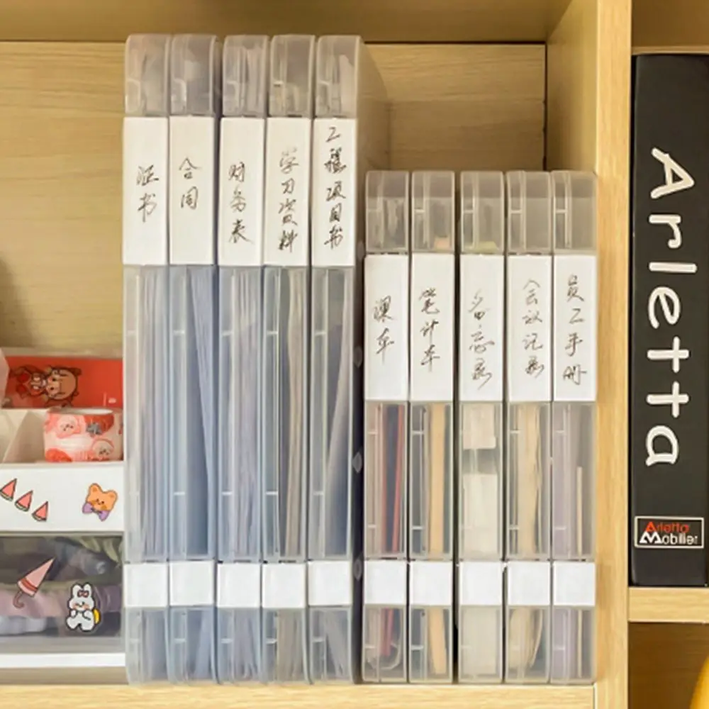 A4 A5 Paper Archives Projects Contract Certificates Desktop Storage Slim Document Case File Organizer Box Sorting Folder Holder