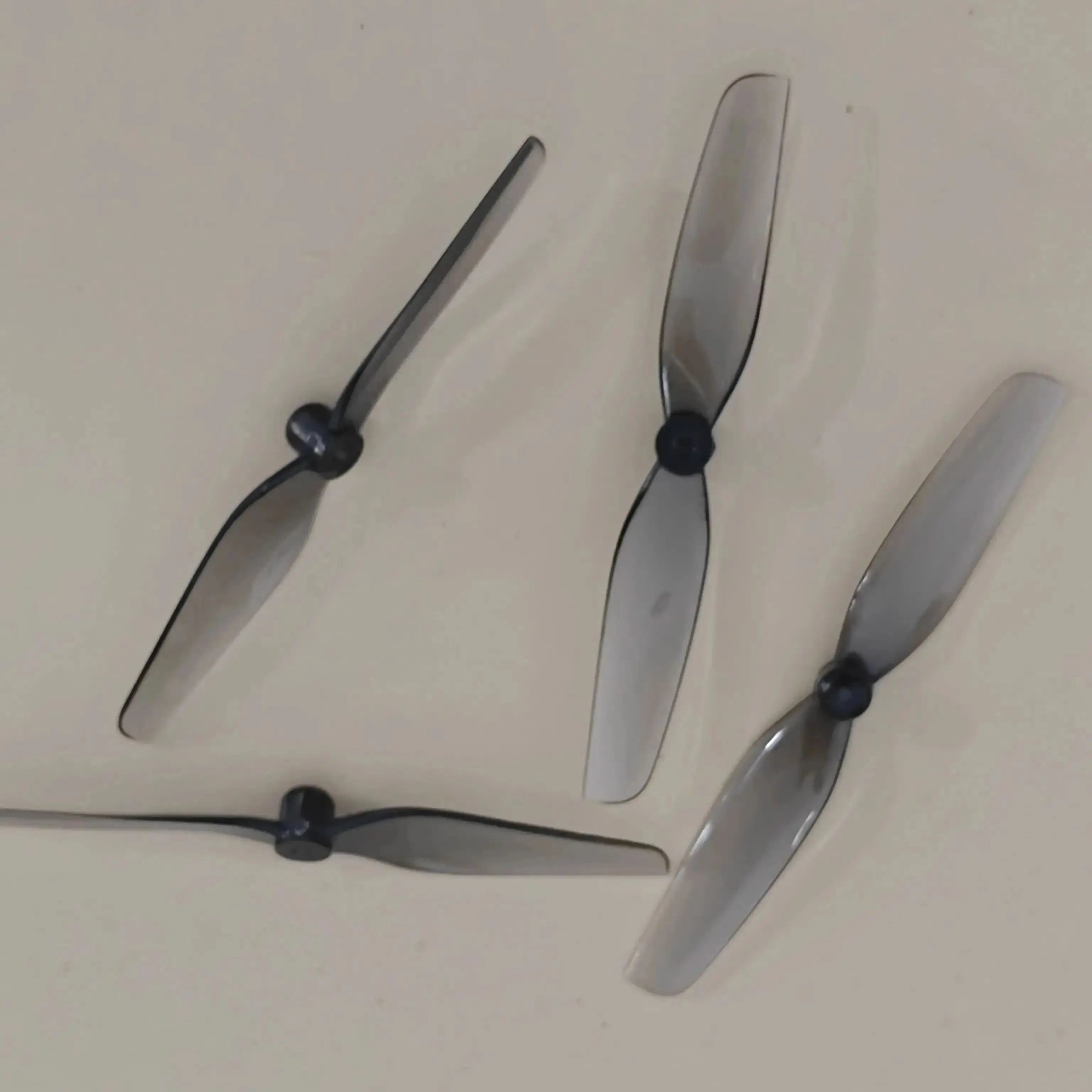 HQProp Ultralight 2-Blade 65mm Propeller Grey Poly Carbonate Adjustable Shaft for FPV Racing Drone 2.56 Inch Toy Parts