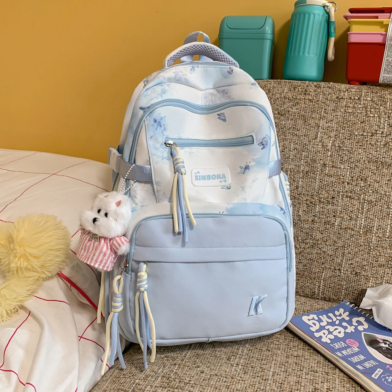 Back to School Lightweight Casual Teen Girls Fashion Backpack Travel Rucksack for Junior and Senior High School Students