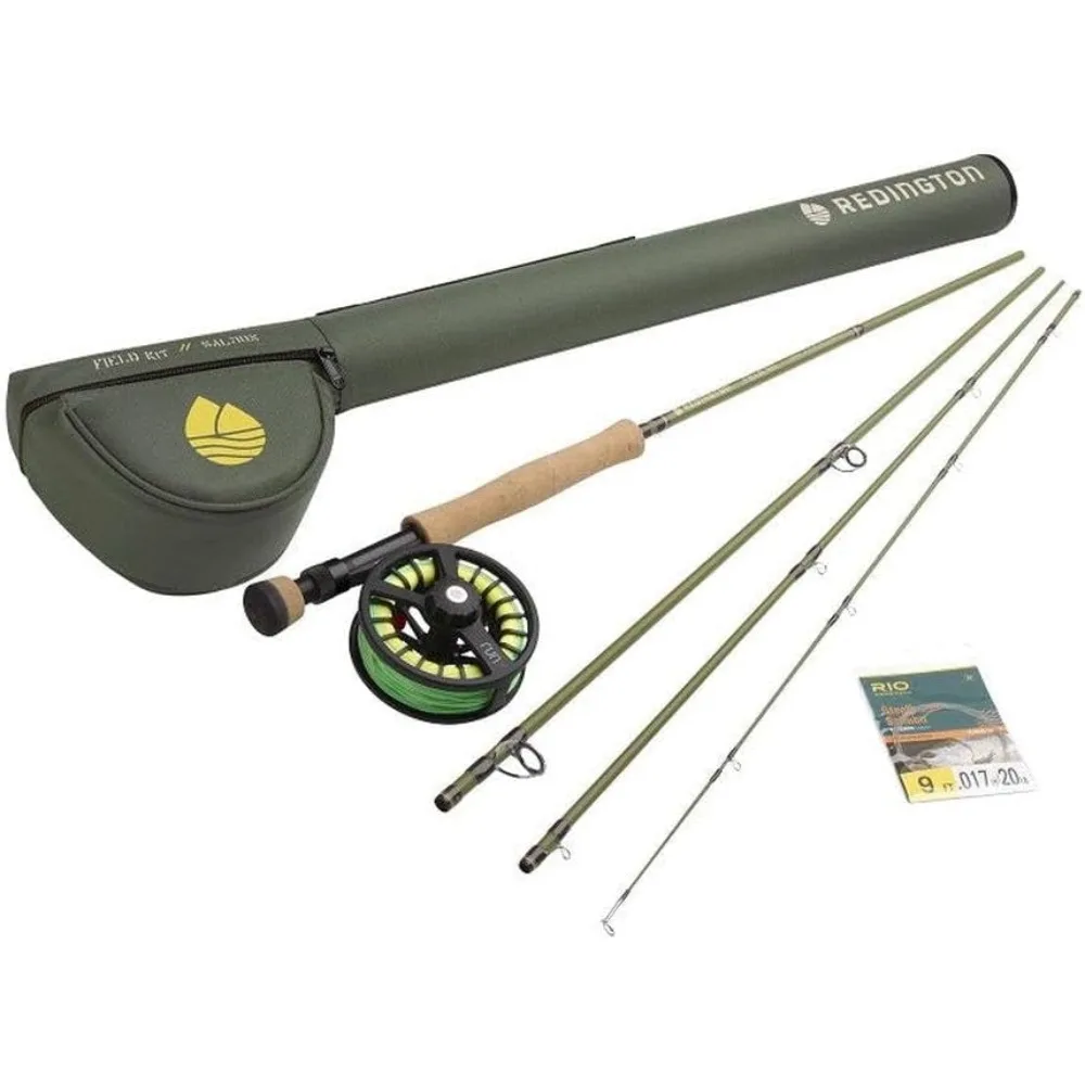 

Fly Fishing Field Kit, Fly Rod and Reel Combo Starter Kit, Fly Line and Carrying Case Included