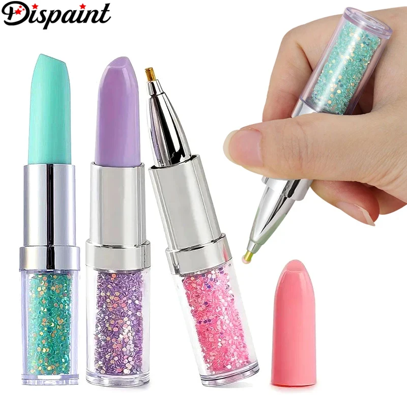 לצבוע יהלום ציור עטים אביזרים עצבניים מבריק שפתון נקודת קידוח עטים יותר נוח