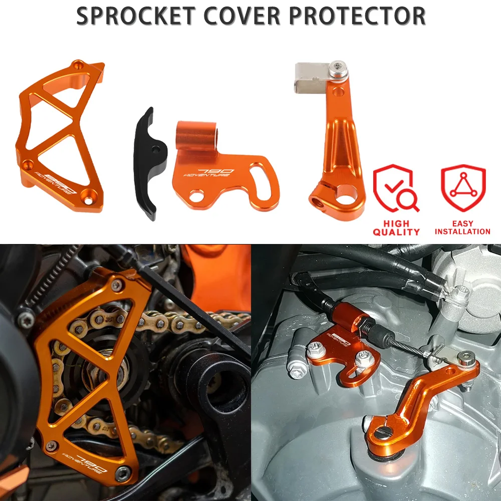 

2024 For KTM 790 Duke 790 Adventure /R 890 Duke 890 Adventure/R 2018-2022 2023 Motorcycle One Finger Clutch Lever Chain Guaud
