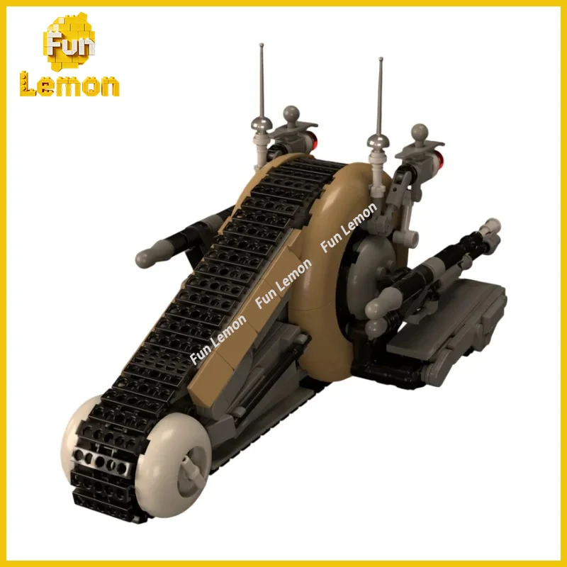 

Промышленный робот-драконьёй головой (Snail Tank Droid) MOC: Набор кирпичиков для сборки, модель боевого робота-автомобиля, креативная сборная игрушка для коллекционеров и демонстрации