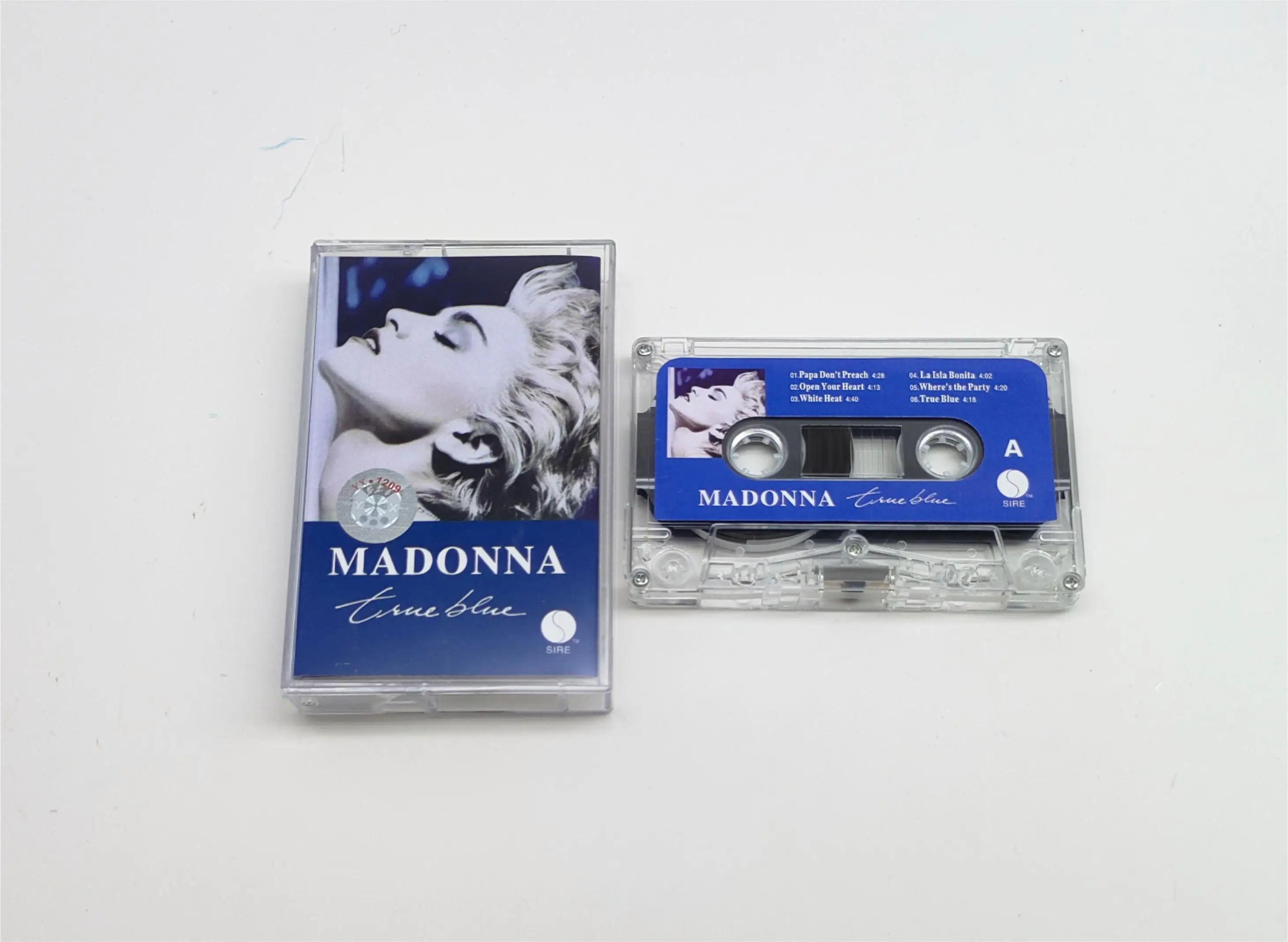 New Madonna Ciccone True Blue Magnetic Tape Album Cosplay Cassettes Soundtracks Box Recorder Car Walkman Tape Party Music Gifts