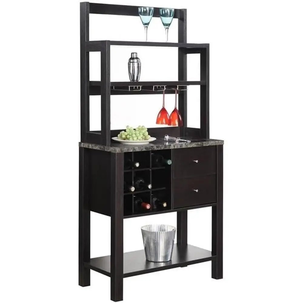 

Приставной столик-бар из мрамора