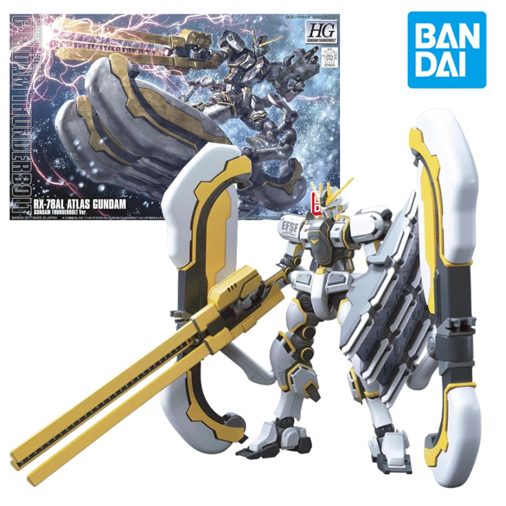 

Оригинальная Bandai HG 1/144 THUNDERBOLT Atlas Gundam RX-78AL аниме экшн-фигурка ABS Сборная модель игрушки в подарок на день рождения 13 см