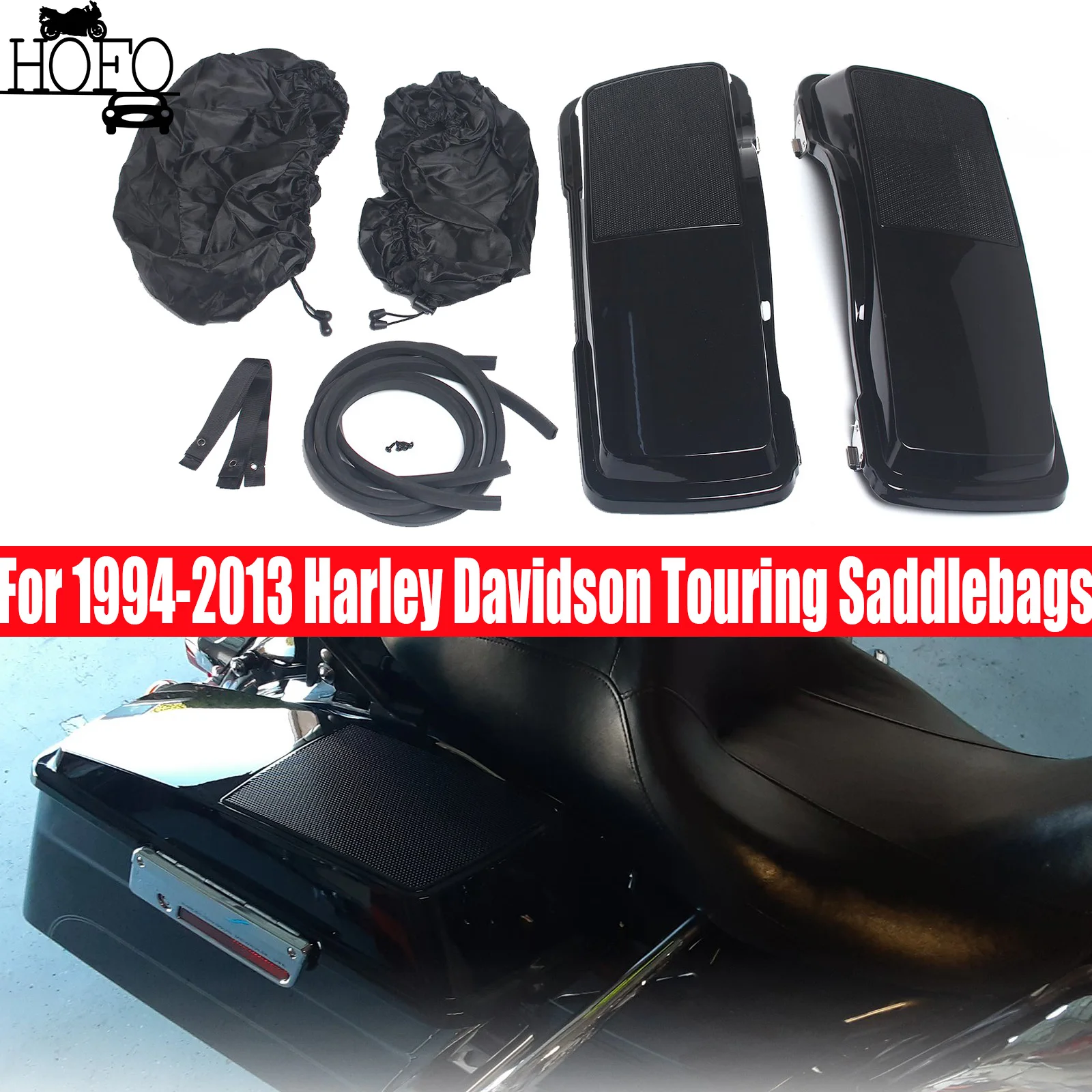 

6X9" Saddlebag Speaker Lids For 1994-2013 Harley Electra Street Road Glide FL