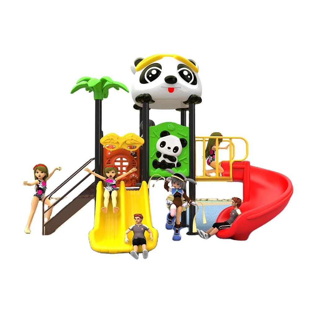 

2024 Top Selling Commercial Plastic Slide Children Outdoor Equipment Playground