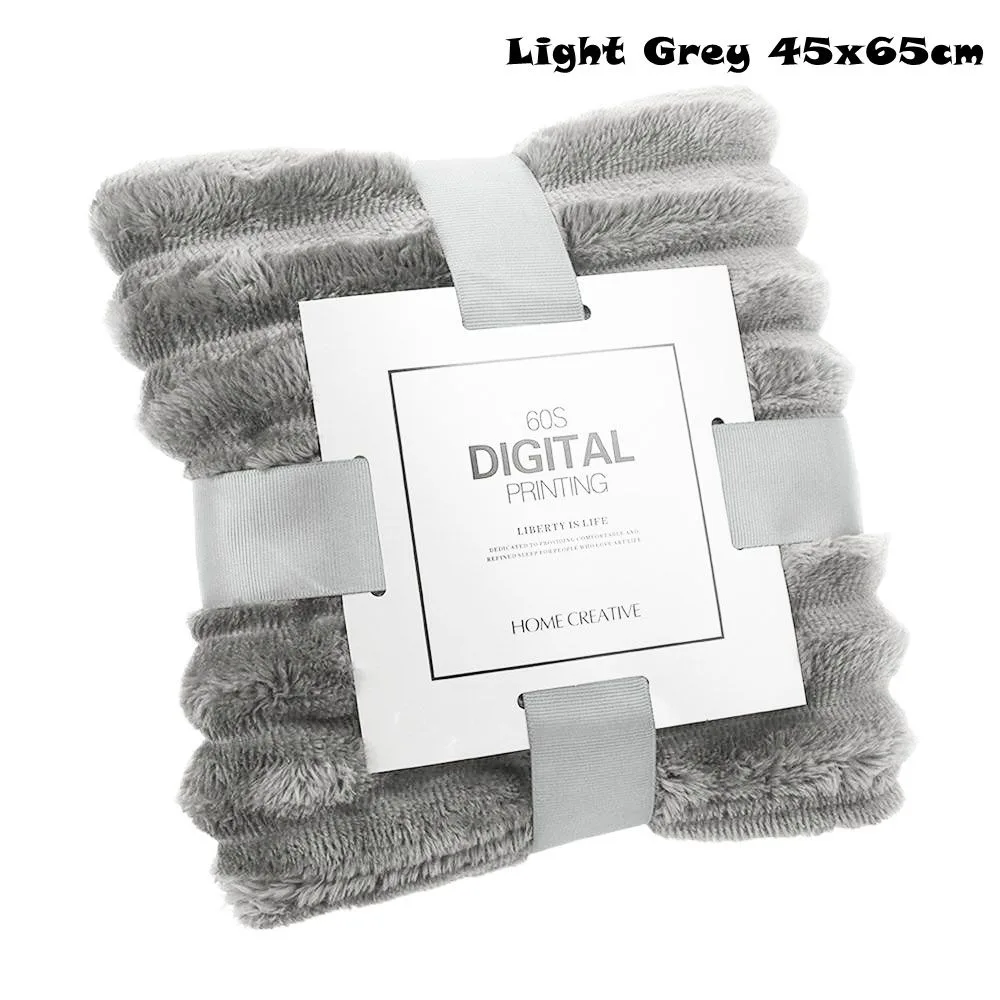 New Double Sided Warm Blanket Warm Skin-Friendly Conditioning Quilt Ultra Soft Breathable Striped Blankets