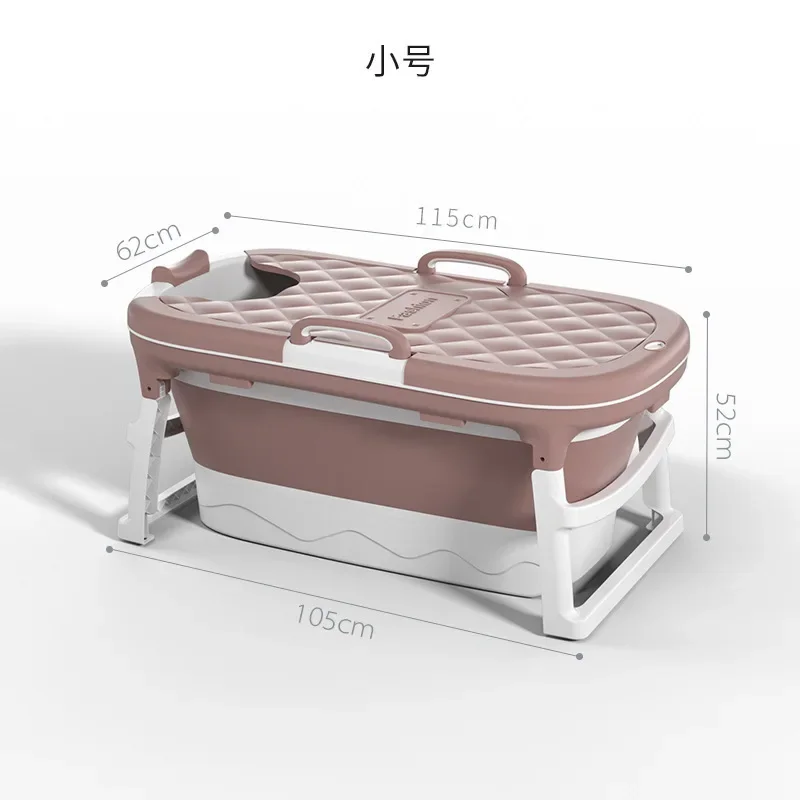 Bath bucket Thickened large folding plastic bath bucket Household adults can sit in the bathtub Bath tub manufacturers wholesale
