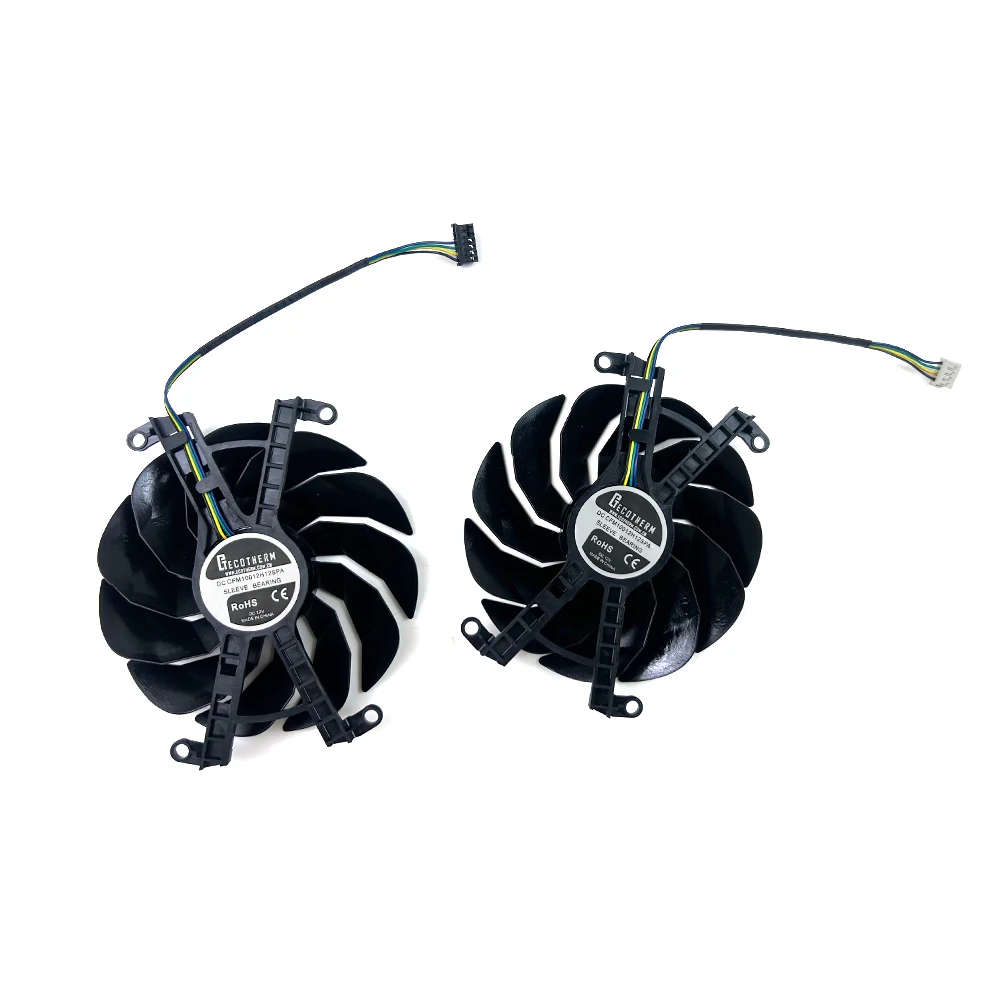 Cooling Fan 102mm 4pin 6pin GFY10015H12SPA 3060Ti 3070 Ti For KFA2 GALAX GeForce RTX3060ti 3070Ti PLUS OC Graphics Card fans