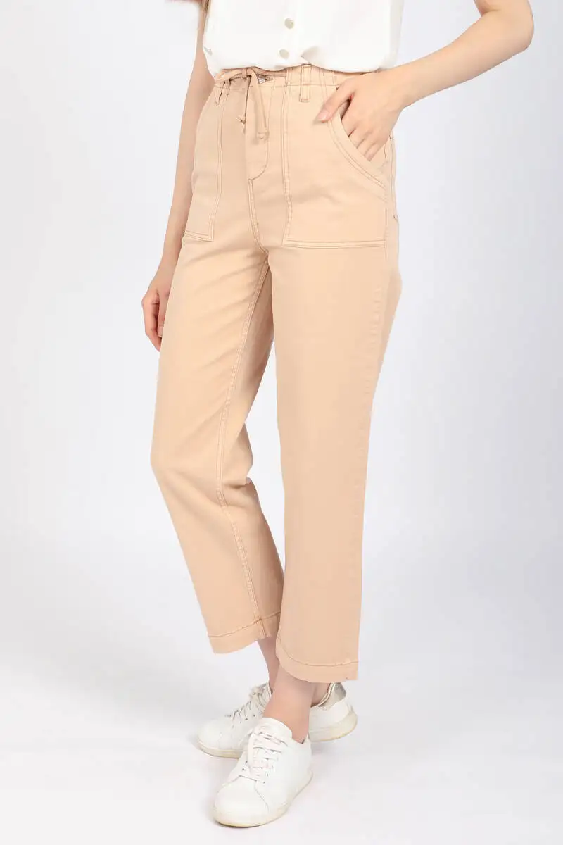 Women Chino Pants Sand