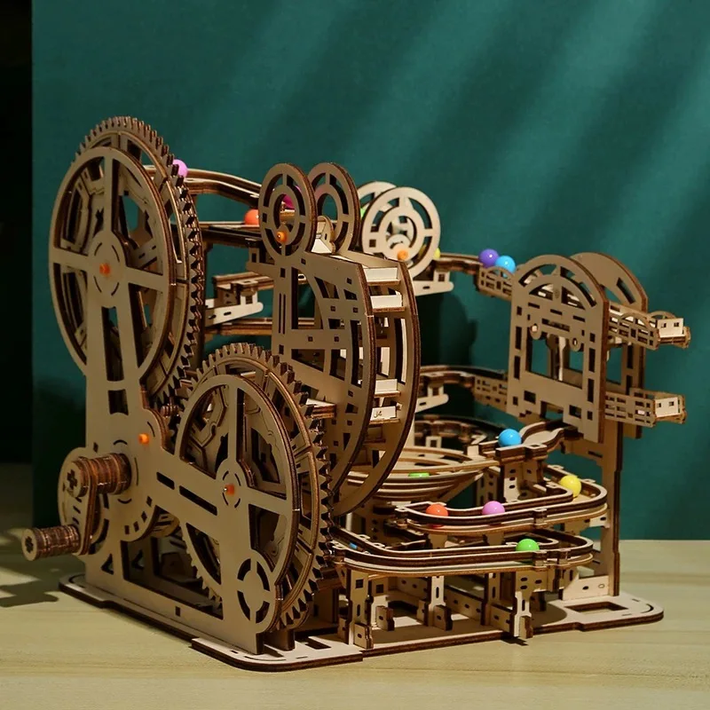 

Деревянный 3D-лабиринт ручной работы для сборки, декор для дома, фигурка «Тоннель времени и пространства», деревянный предмет ручной работы, подарок для самостоятельной сборки