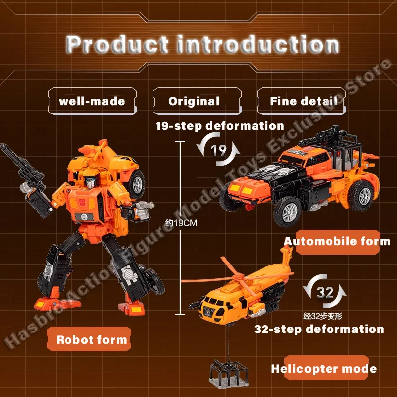 New Product in Stock Hasbro Transformers Leader Sandstorm Action Figures Model Toys Collectible Transformable Robot Model Gift