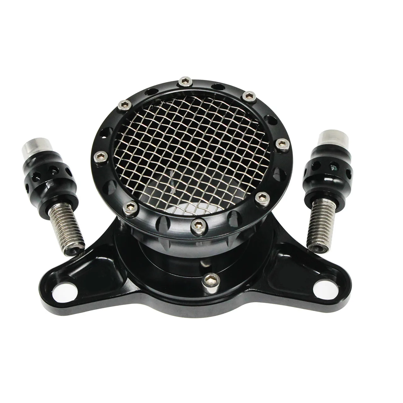Motorcycle black speed stack air filter numerical control aluminum filter  Roadster XL 883 1200 48 72 2004-later