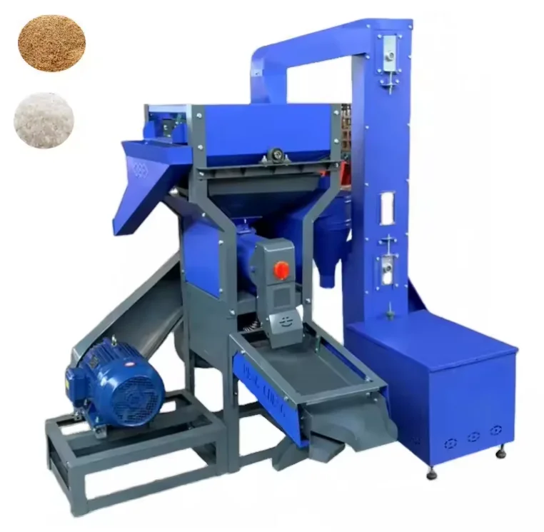 Automatic Paddy Rice Mill Machine with Stone Vibrating Removing Rice Milling Machine Rice Huller Miller Machine