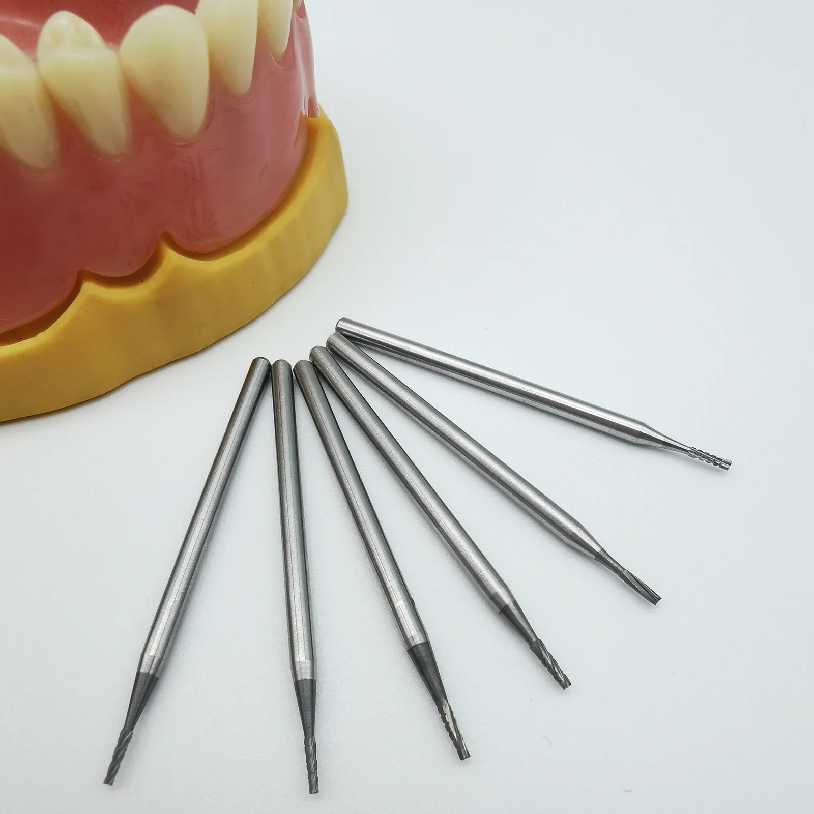 Dental Tools Tungsten Carbide HP Slow Speed Polishing Teeth Burs 10pcs