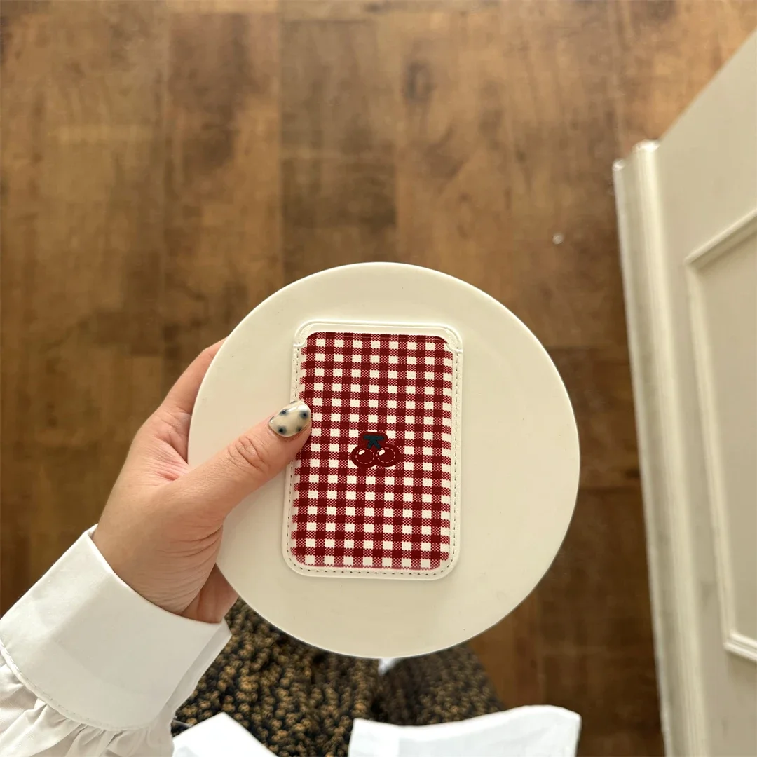 

INS Korean Cute Fashion Paintings Cartoon Pattern Card Wallet MagSafe For iPhone For Samsung Galaxy For Magnetic Cover