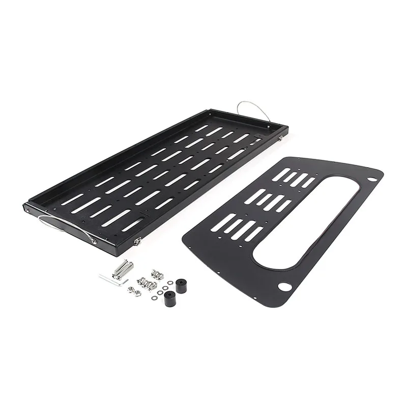 For Hummer H3 2005-09 Aluminum Alloy Car Tailgate Dining Table Back Door Cargo Luggage Rack Foldable Shelf Rack Car Accessories