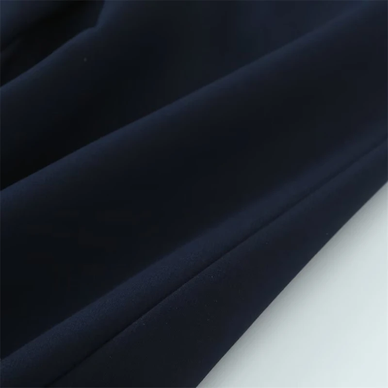 KEYANKETIAN Primavera/Autunno Nuove Donne Con Cintura Flangiata Decorativa Pantaloni Casual Office Lady Cerniera A Vita Alta Pantaloni Dritti