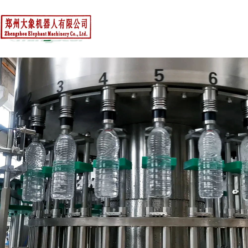 Mingstar 500ml Full Automatic 3 in 1 Rotary pure water bottle filling making machine drinking liquid filling machine