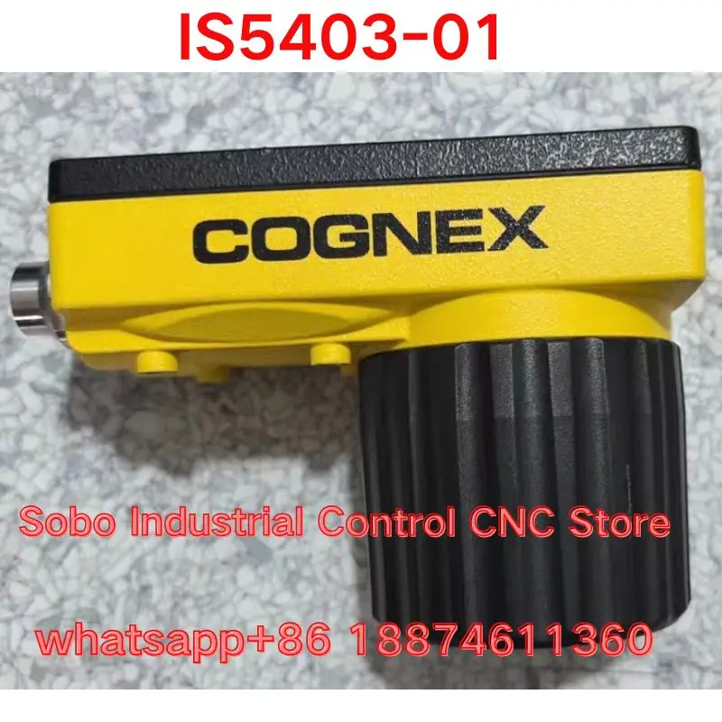 Second-hand    Cognex Industrial Intelligent Camera IS5403-01, P/N: 825-0220-1R k, with a complete set of lenses test OK