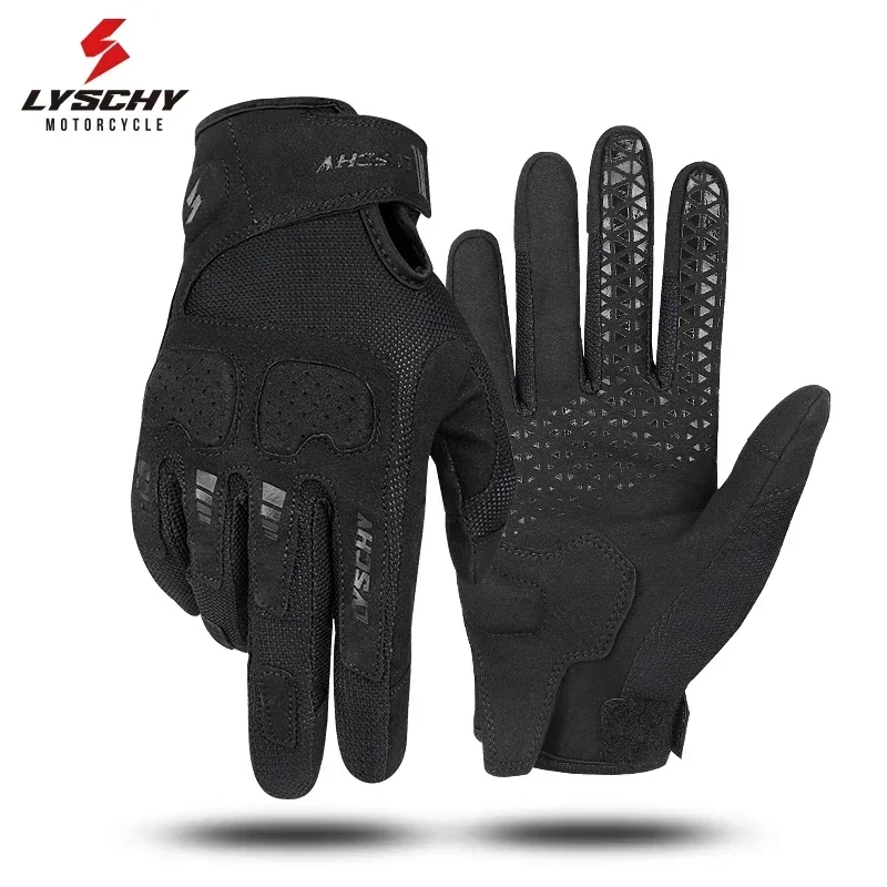 

LYSCHY Summer Comfortable Motorcycle Riding Gloves Male Female Couples Breathable Mtb Anti-fall Moto Bikers Cycling Gloves