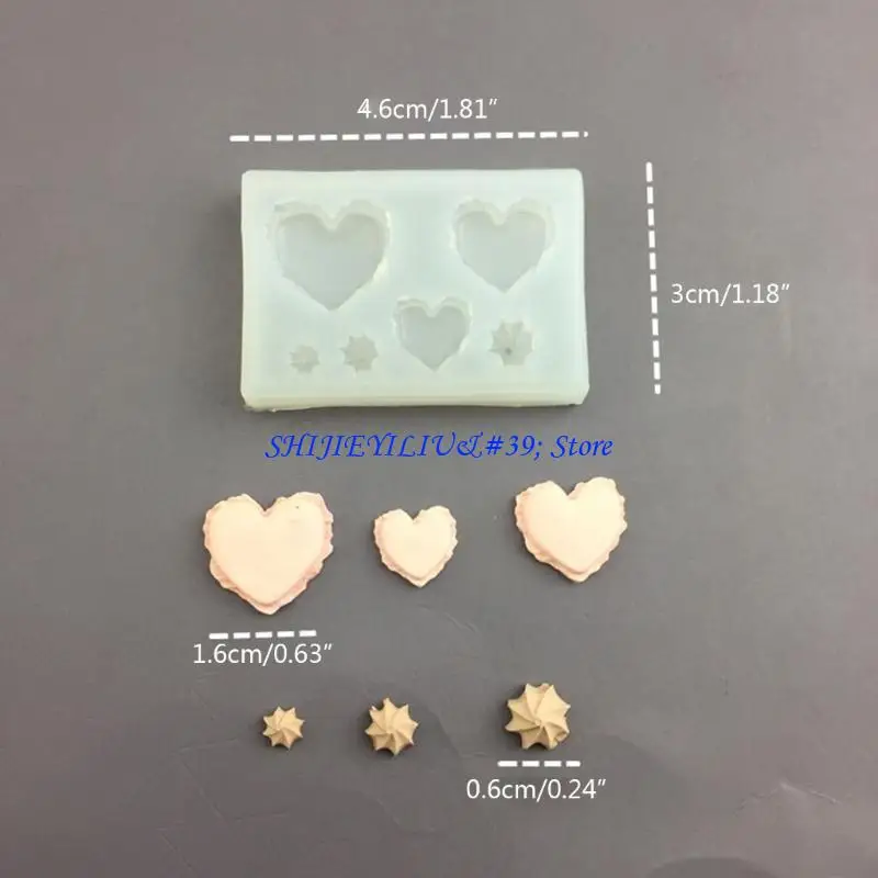 

E21F Миниатюрная силиконовая форма для хлеба, формы для печенья, печенья, пончика