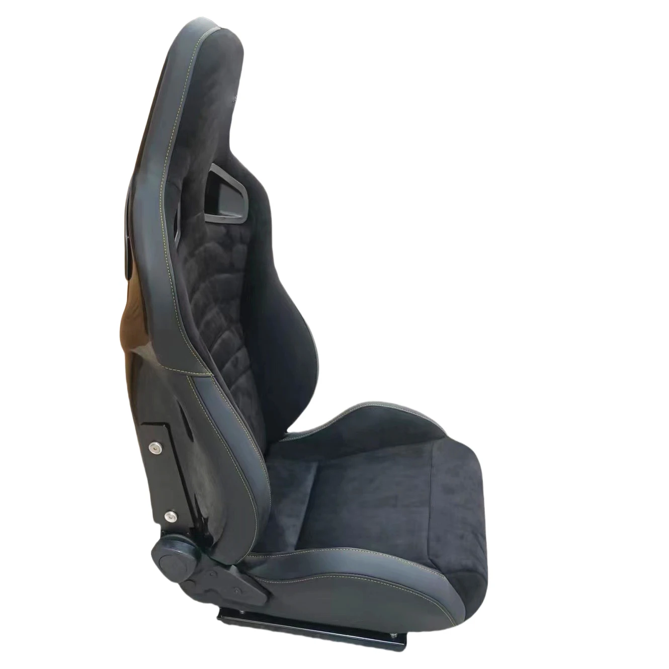 Modified Car Seat Fiberglass Carbon Fiber Universal Bucket Sport Adjustable PVC Leather Suede Sim Racing Seat